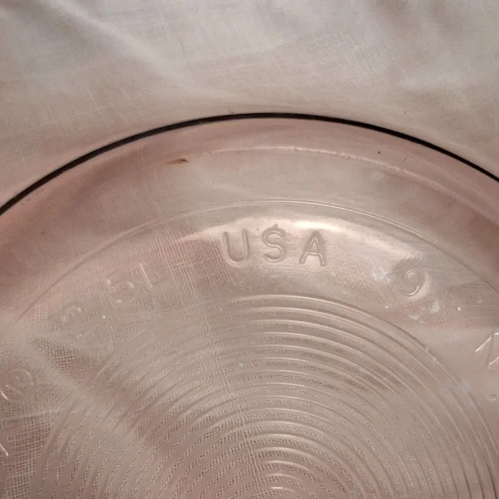 2 Vintage Pyrex Visions Cranberry Nesting Mixing Bowls #322 & #325 1L & 2.5L